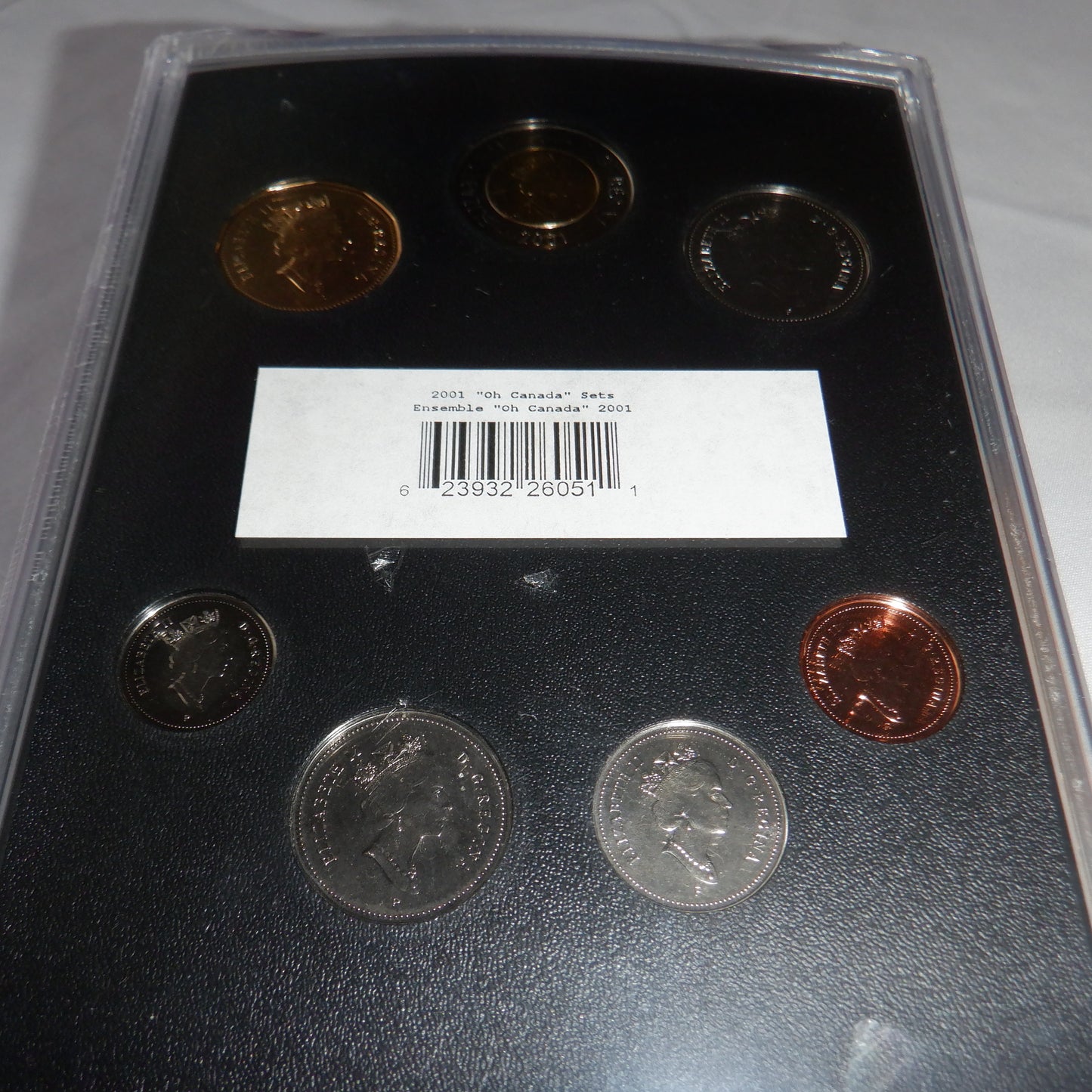 2001 OH! CANADA! Uncirculated RCM 7-Coin Set, in MINT-SEALED Plastic Display Case