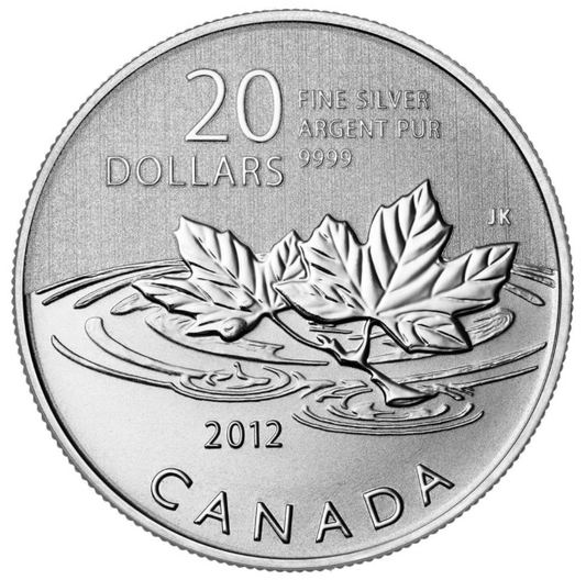 2012 $20 for $20 Pure Silver Coin: CANADA FAREWELL TO THE PENNY...