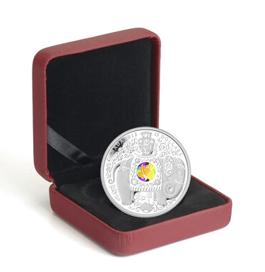 2013 MAPLE OF PEACE COIN, $15 Pure Fine 1oz Canadian .9999 Silver Coin