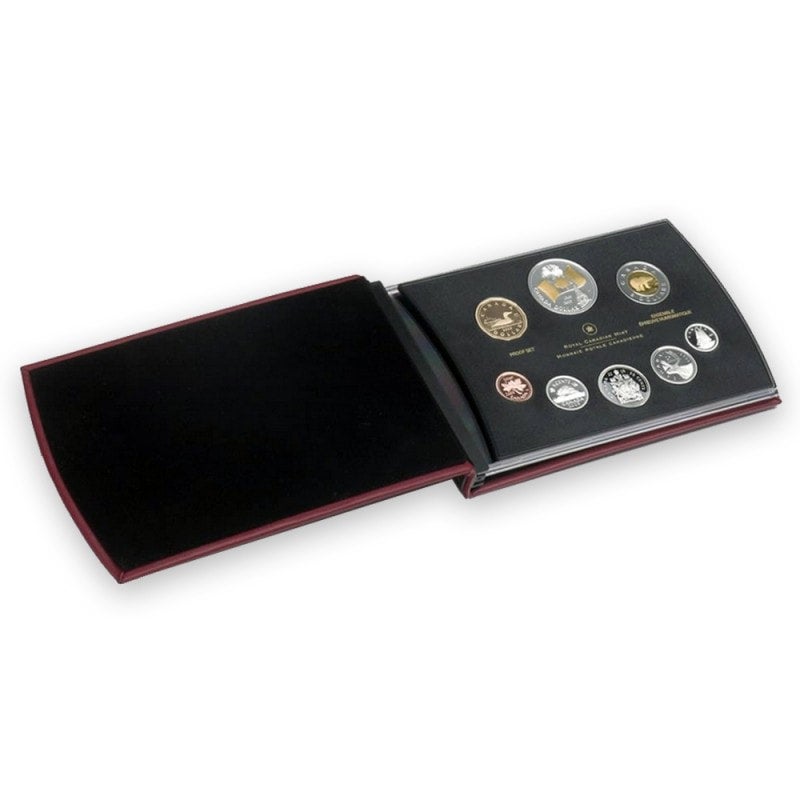 2005 Canadian 8-Coin Silver Proof Double Dollar Set: CANADA'S NATIONAL FLAG 1965-2005 40th Anniversary
