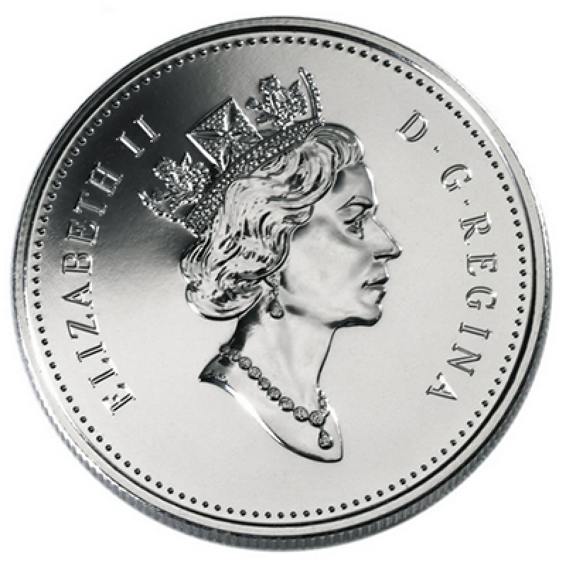 2003 Canadian 8-Coin Proof Double Dollar Set: COBALT SILVER STRIKE 100th Anniv Silver Dollar