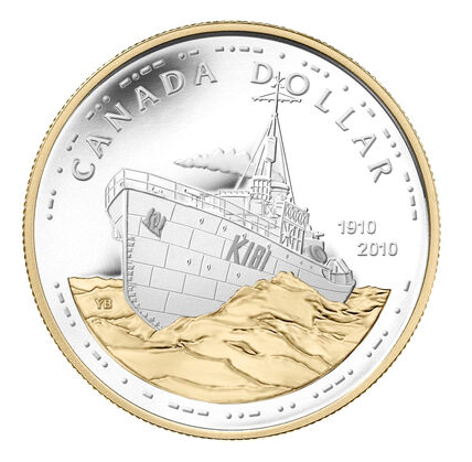 2010 Canadian 8-Coin Silver Proof Double Dollar Set: CANADIAN NAVY (1910-2020) 100th Anniversary Silver Dollar