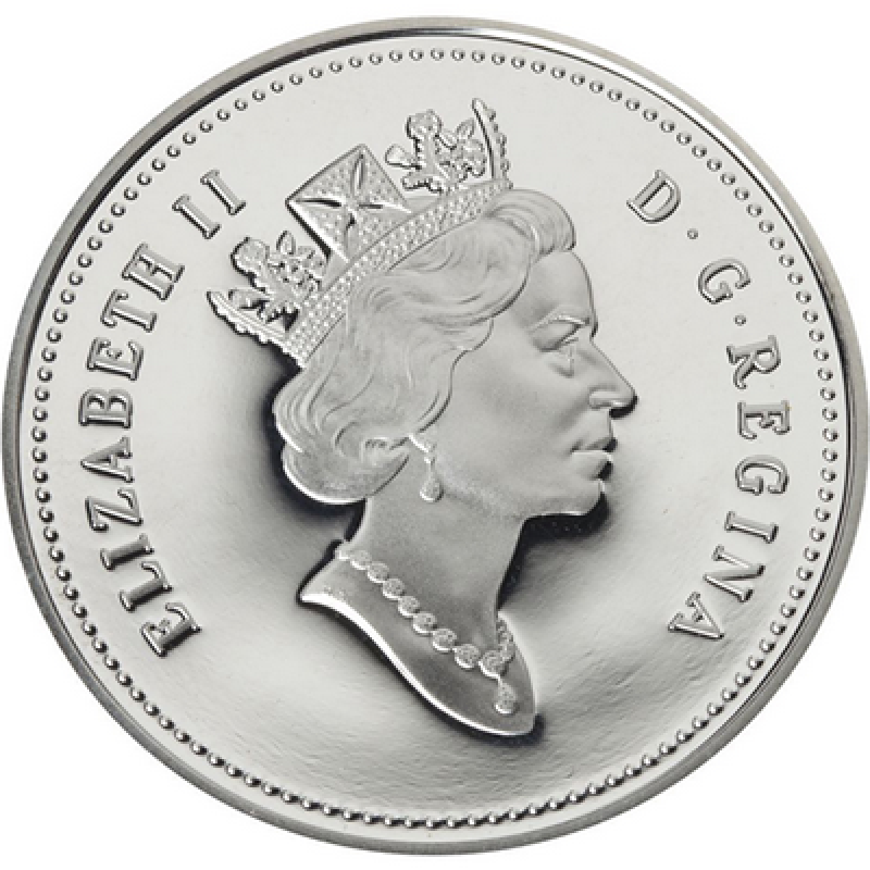 1996 Double Dollar 7-Coin Prestige Set in Fine Silver: McINTOSH APPLE 200th Anniversary
