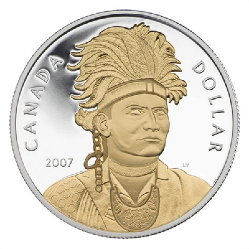 2007 Canadian 8-Coin Silver Proof Double Dollar Set: CELEBRATING THAYENDANEGEA