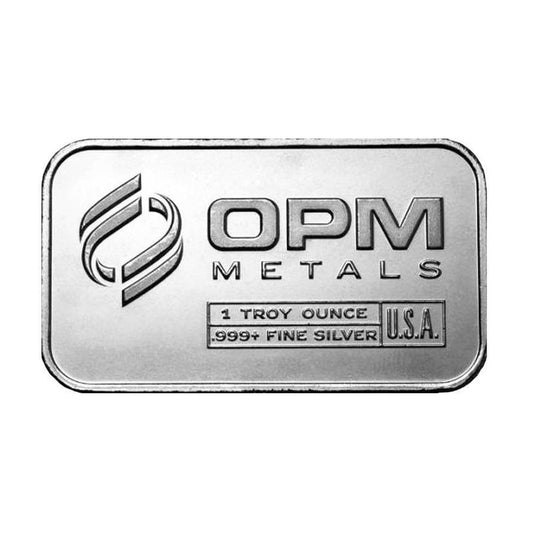 OPM USA 1 Troy Oz Silver Wafer .999, Factory Sealed