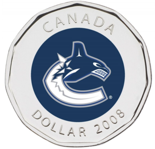 2008-2009 CANADA NHL® VANCOUVER CANUCKS 7-Coin Commemorative Hockey Gift Set