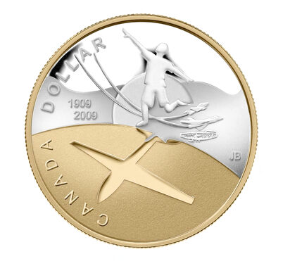 2009 Canadian 8-Coin Proof Double Dollar Set: CANADA FLIGHT 100th Anniversary Silver Dollar