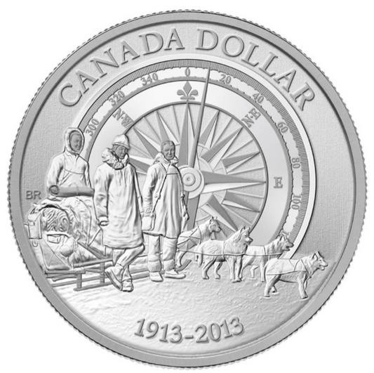 2013 Canada 7-Coin Silver Dollar Specimen Set: 100th Anniversary of The CANADIAN ARCTIC EXPEDITION (1913-2013)