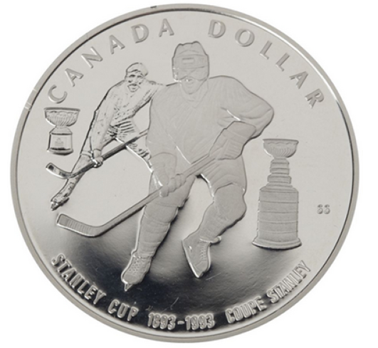 1993 Double Dollar 7-Coin Prestige Set: STANLEY CUP 100th Anniversary