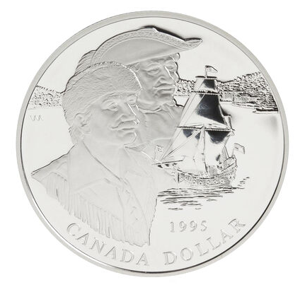 1995 Double Dollar 7-Coin Prestige Set: HUDSON'S BAY 325th Anniversary