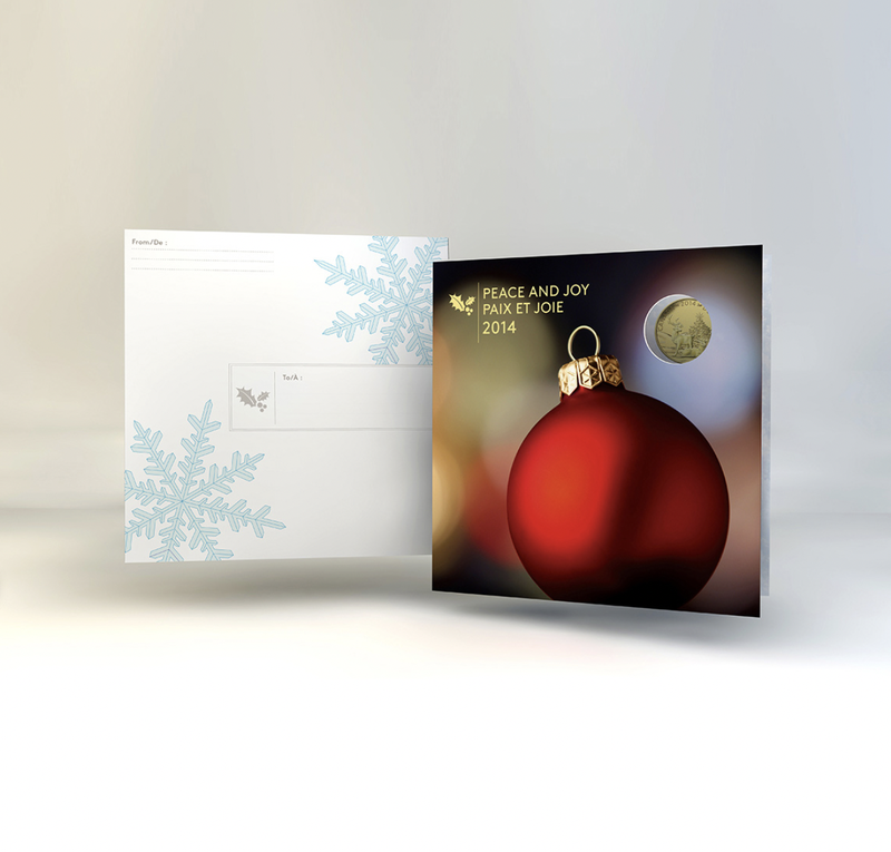 2014 PEACE & JOY 5-Coin Canadian Christmas Gift Set: Brand New!