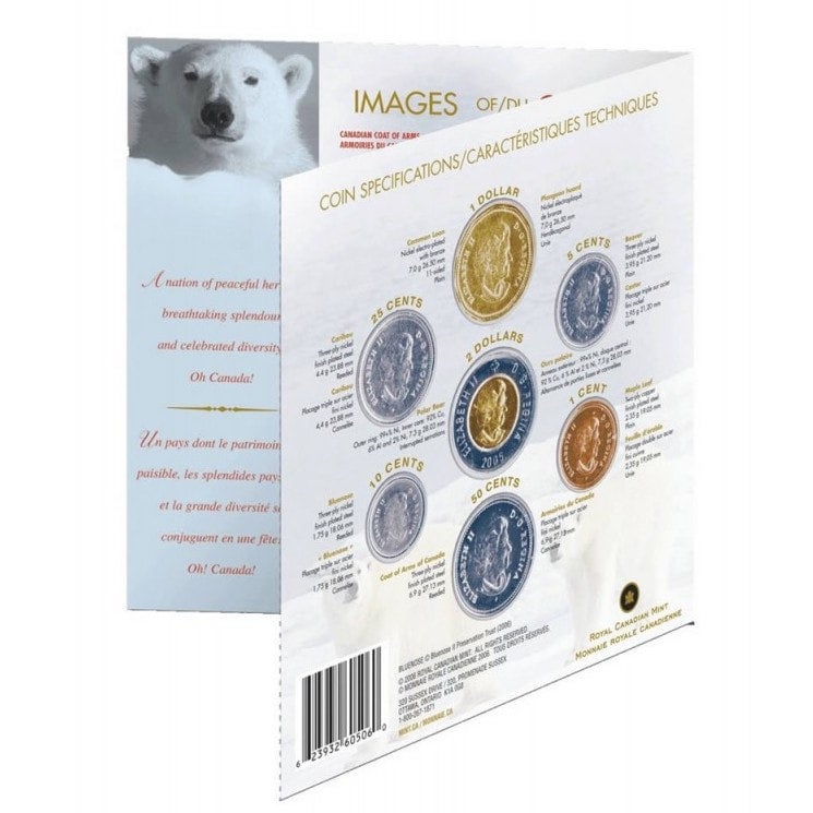 2006 OH! CANADA! 7-Coin Uncirculated Gift Set: THE POLAR BEAR