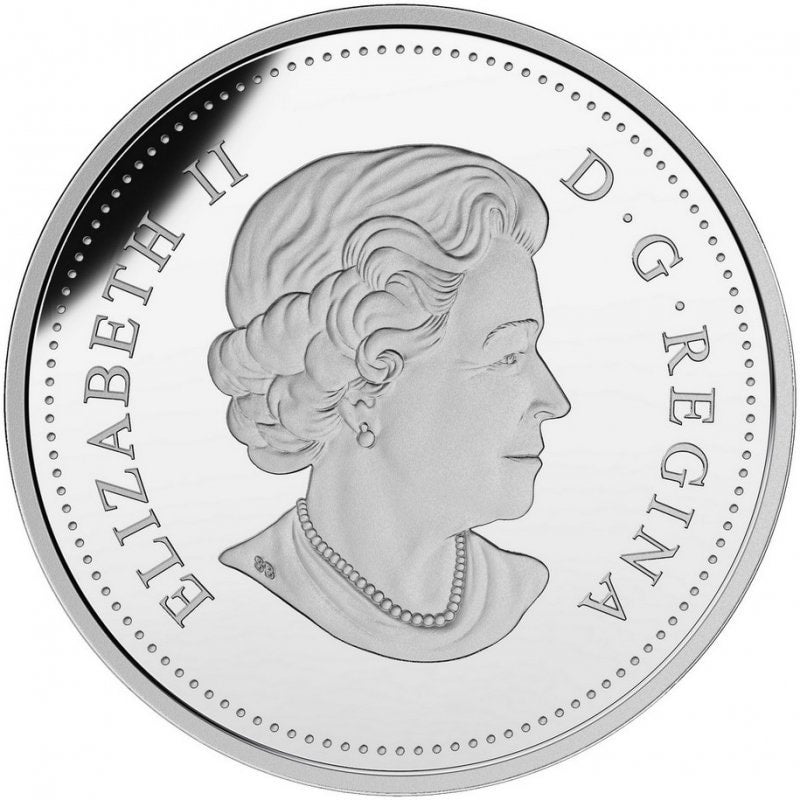 2015 $20 Fine 1oz Pure 99.99% Silver Coin: Weather Phenomenon: 'WINTER FREEZE'