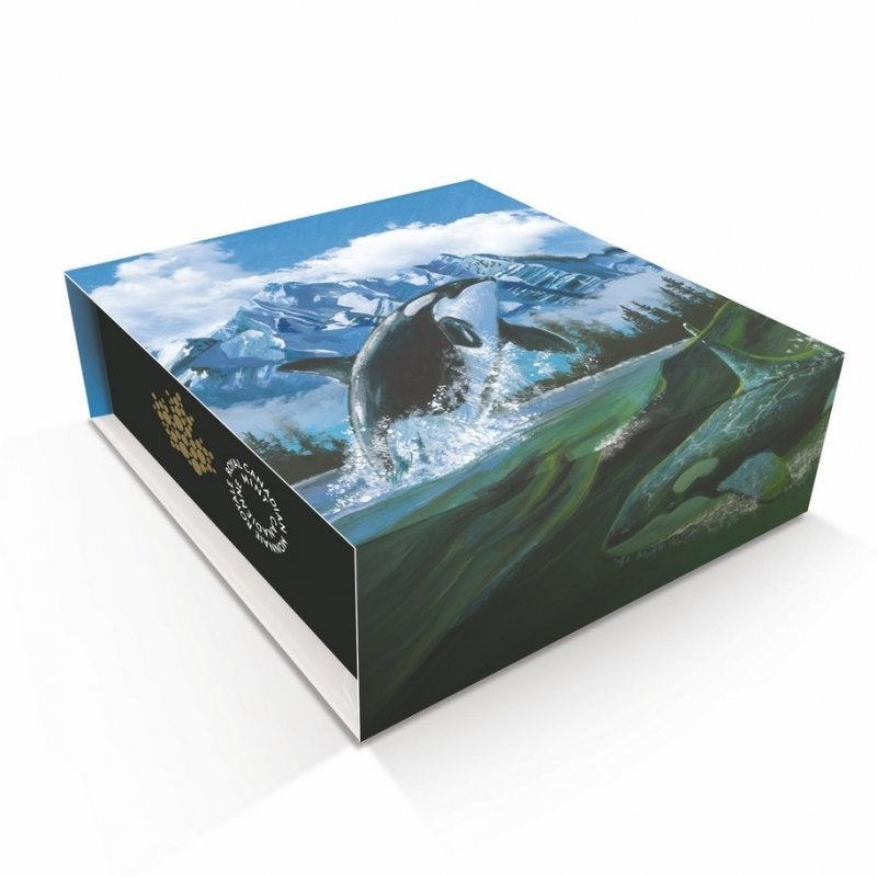 2016 $100 For $100 ORCA, RULER OF THE SEAS, 1 Oz .9999 PURE SILVER COIN