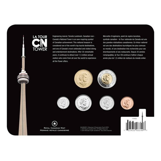 2011 Canadian 6-Coin Uncirculated Gift Set: TORONTO CN TOWER