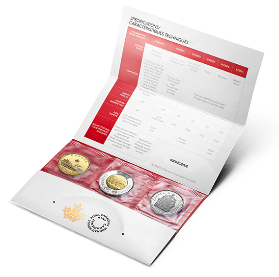 2015 CANADA 6-COIN Uncirculated Gift Set by The Royal Canadian Mint