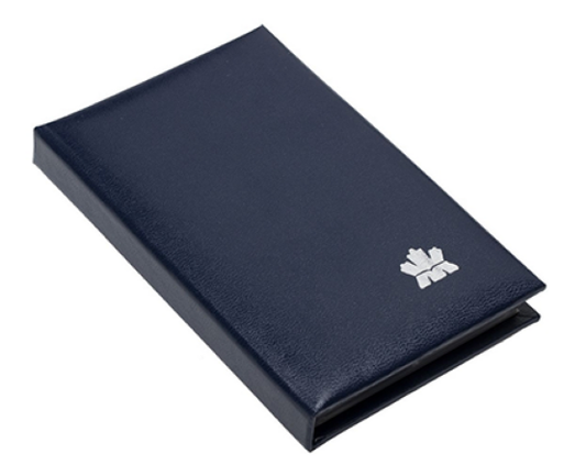 1990 Canadian COAT OF ARMS 6-Coin Specimen Gift Set in Blue Leather Display Case