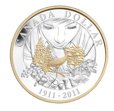 2011 Canadian 8-Coin Silver Proof Double Dollar Set: PARKS CANADA, NATIONAL TREASURES 100th Anniversary Silver Dollar