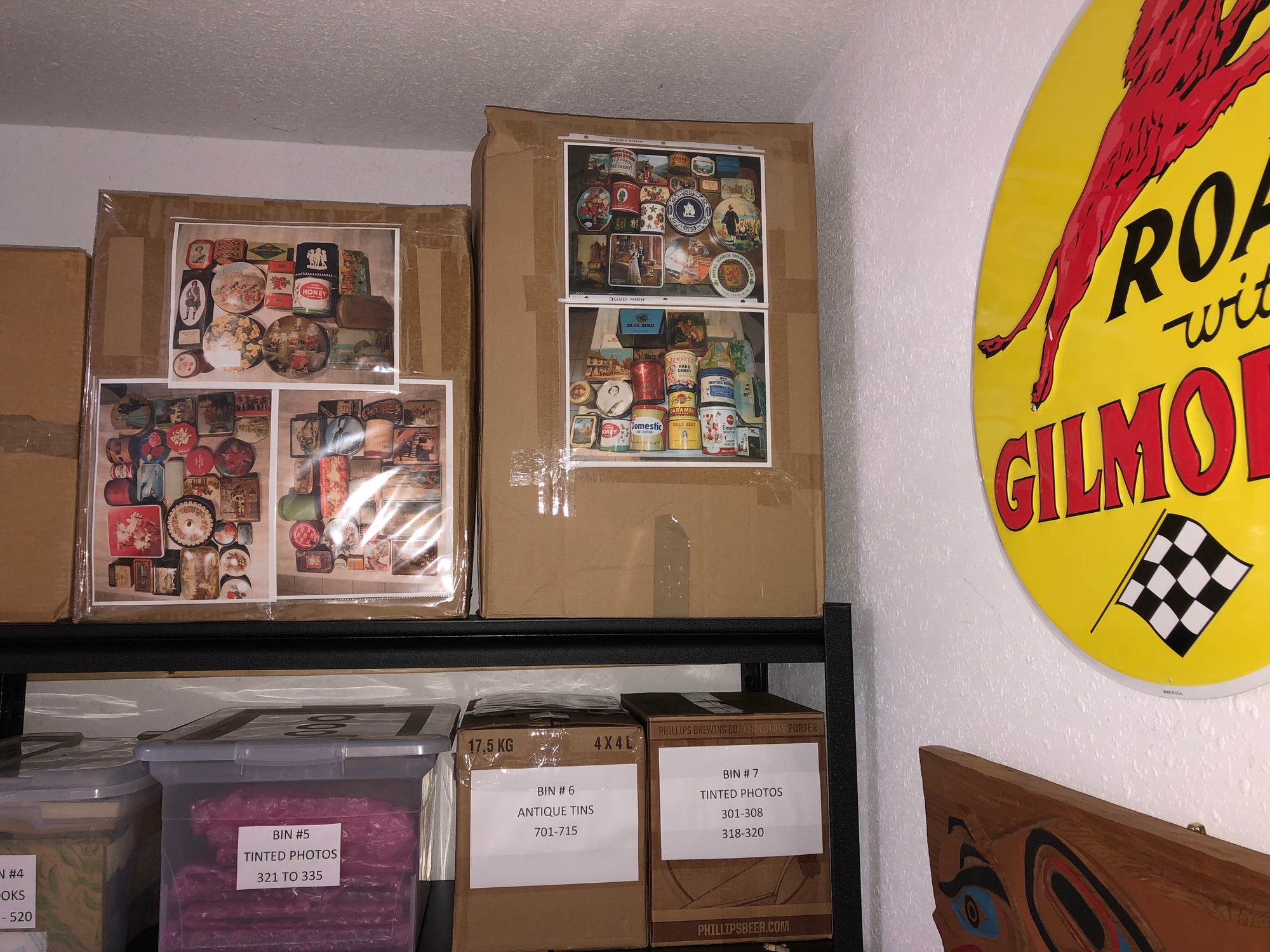 Two Cases of Antique and Vintage TIN CANS Found in the GC&C Warehouse!