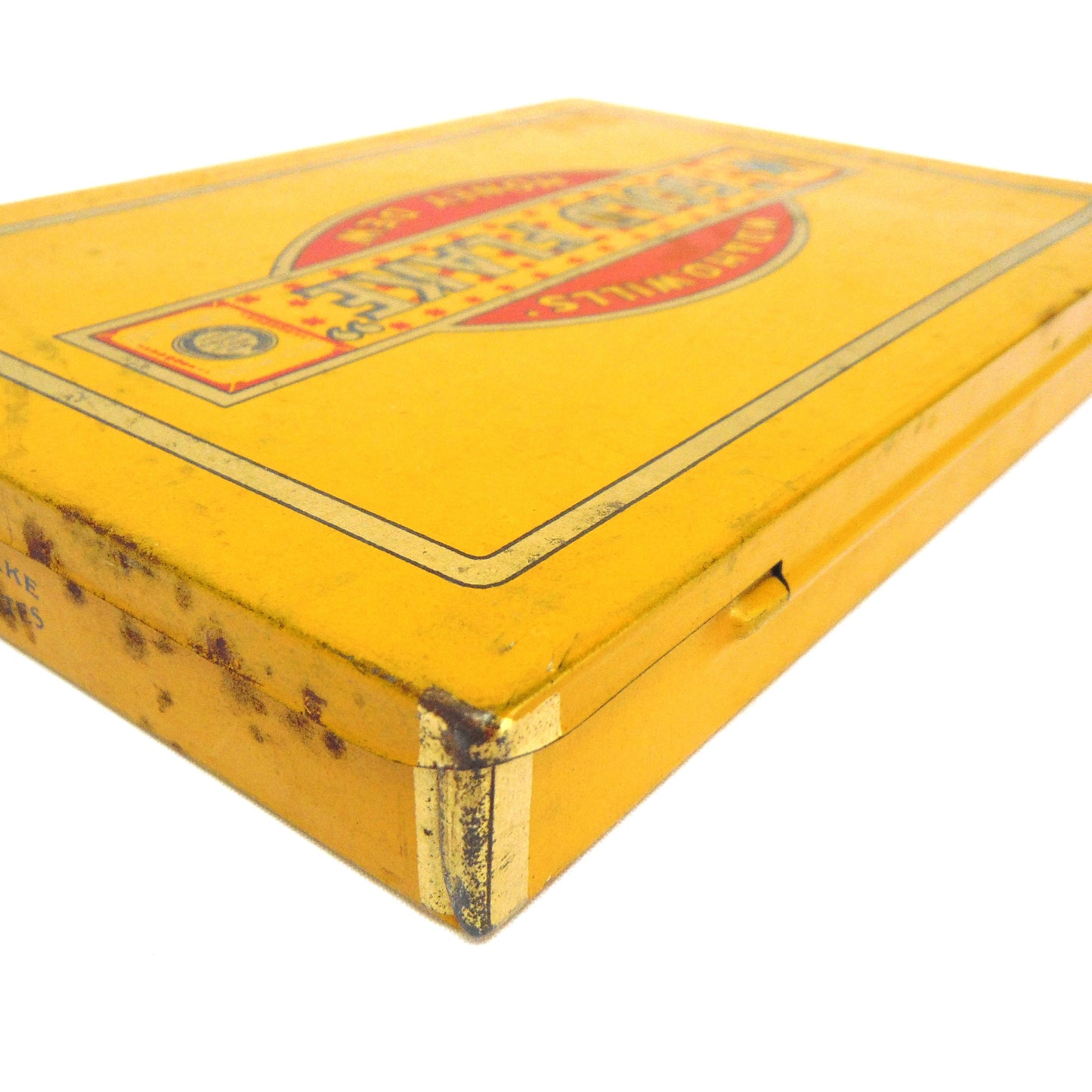 GOLD FLAKE HONEY DEW CIGARETTES, Flat 50 Vintage Tin by W.D. & H.O. Wills & Imperial Tobacco of Montreal Canada