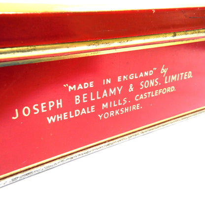 Antique Tin Can Container by Joseph Bellamy & Sons Limited of Yorkshire: 'BOWL OF ROSES'