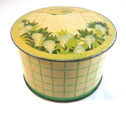 APRIL SHOWERS, Poudre de Toilette Vintage Tin by Cheramy of Paris and New York