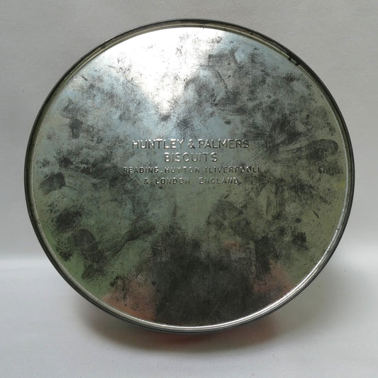 Vintage Castle Shortbread Biscuit Tin by Huntley and Palmers: The Eilean Donan Castle and Royal Stewart Tartan