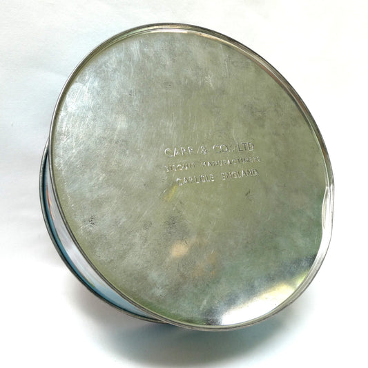 Famous Vintage Tin Cookie Container by CARR OF CARLISLE Limited of England: 'ENGLISH ROSES' (TIN #2)