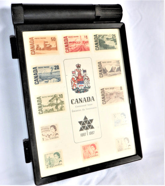 CANADA POST STAMP BOX, Vintage Stamp Box & Water Dispenser Combo, 1967