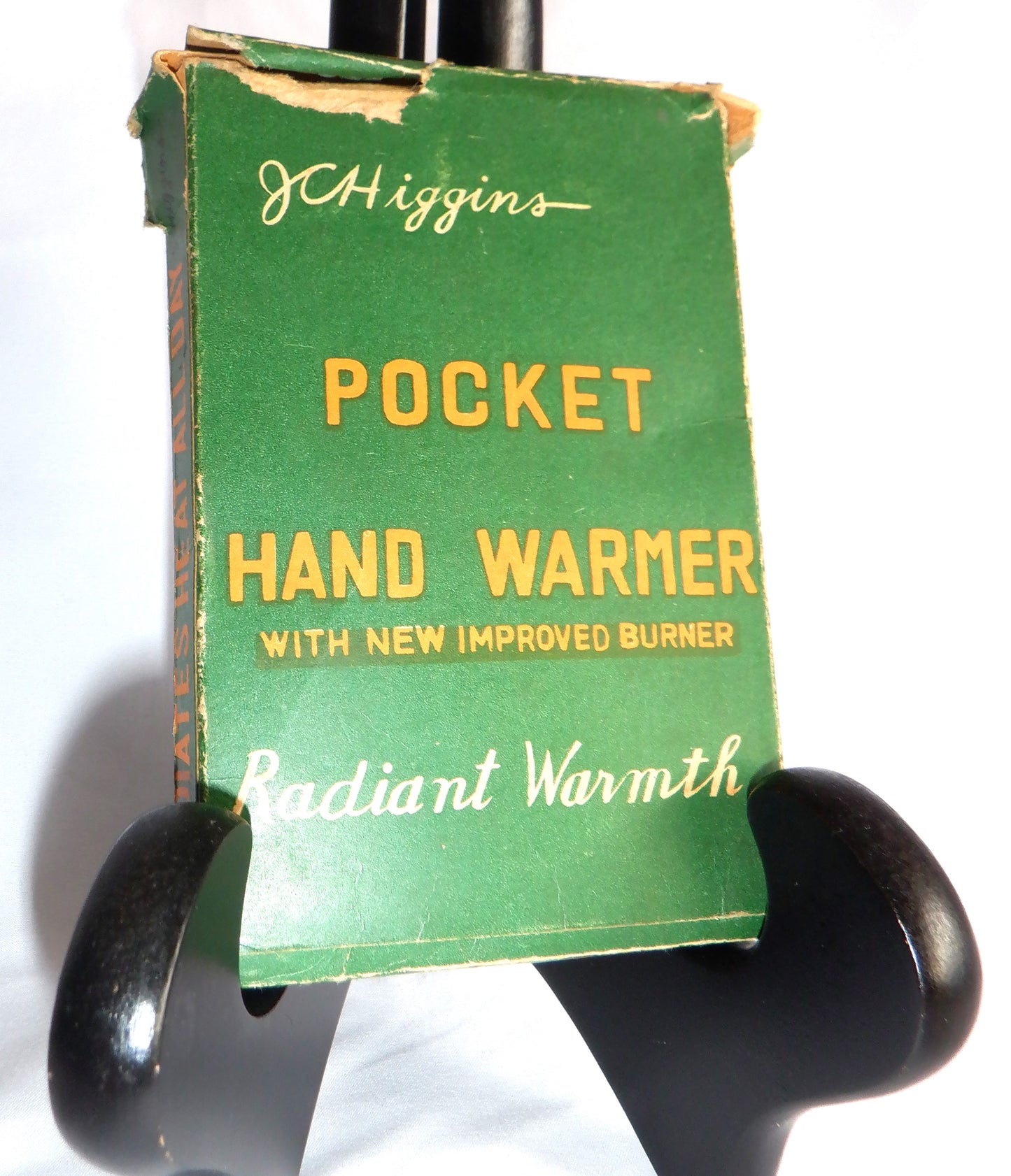 'VINTAGE POCKET HAND WARMER' by J.C. Higgins for Sears Roebuck, Made in Japan. BRAND NEW - OLD STOCK 1950's