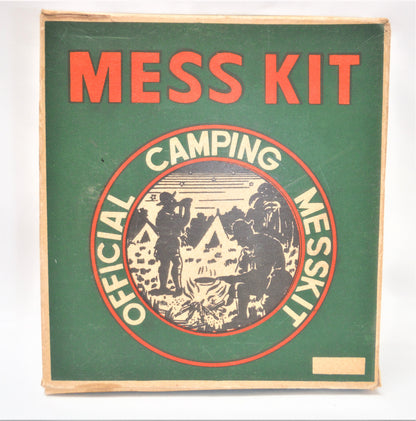 VINTAGE MESS KIT COOKING SET, Official Camping Mess Kit from EATON'S Canada. BRAND-NEW OLD-STOCK, Made in Japan