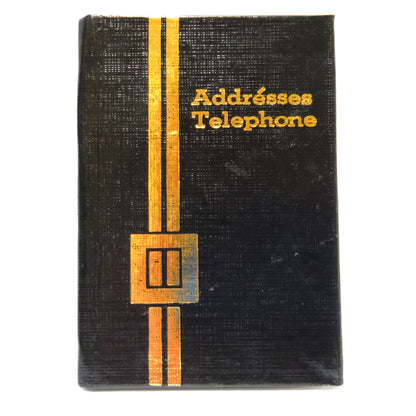 Vintage Made in Taiwan "Addresses Telephone" LBB (Little Black Book)