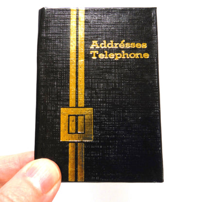 Vintage Made in Taiwan "Addresses Telephone" LBB (Little Black Book)