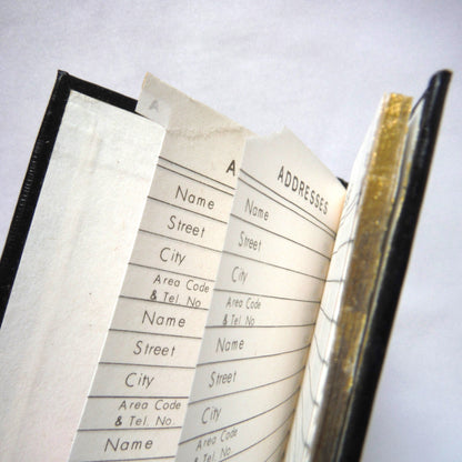 Vintage Made in Taiwan "Addresses Telephone" LBB (Little Black Book)