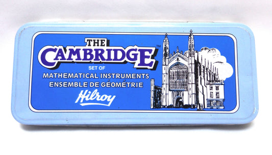 Vintage Tin Container: The CAMBRIDGE SET of Mathematical Instruments, Ensemble de Géométrie by Hilroy Canada