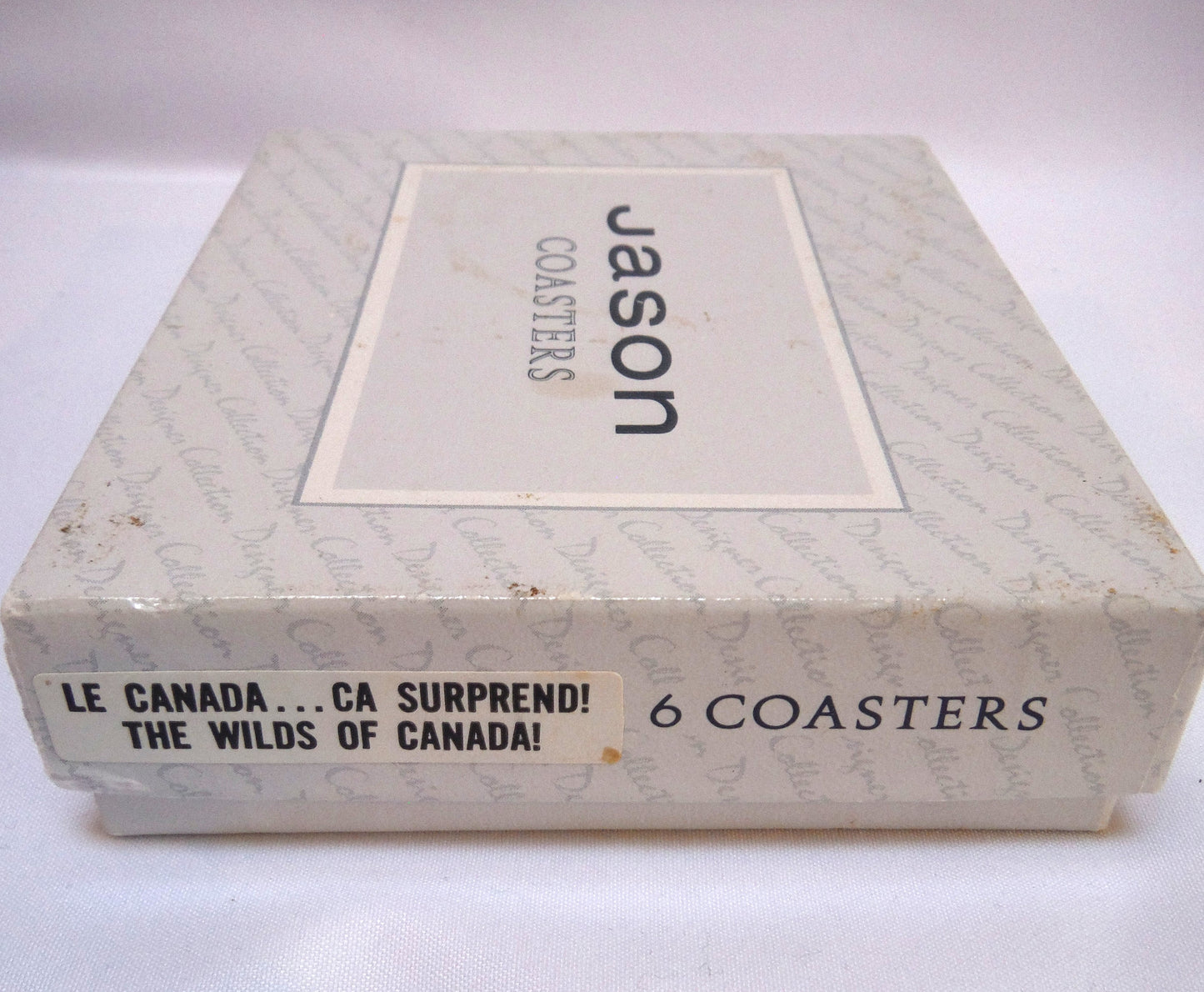 SET OF 6 CHRISTMAS EDITION JASON COASTERS of NEW ZEALAND: 'The Wilds of Canada - ca surprend!'