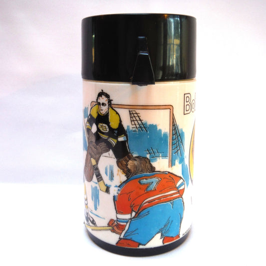 1970's BOBBY ORR, BOSTON BRUINS THERMOS, by Aladdin Industries Products of Canada