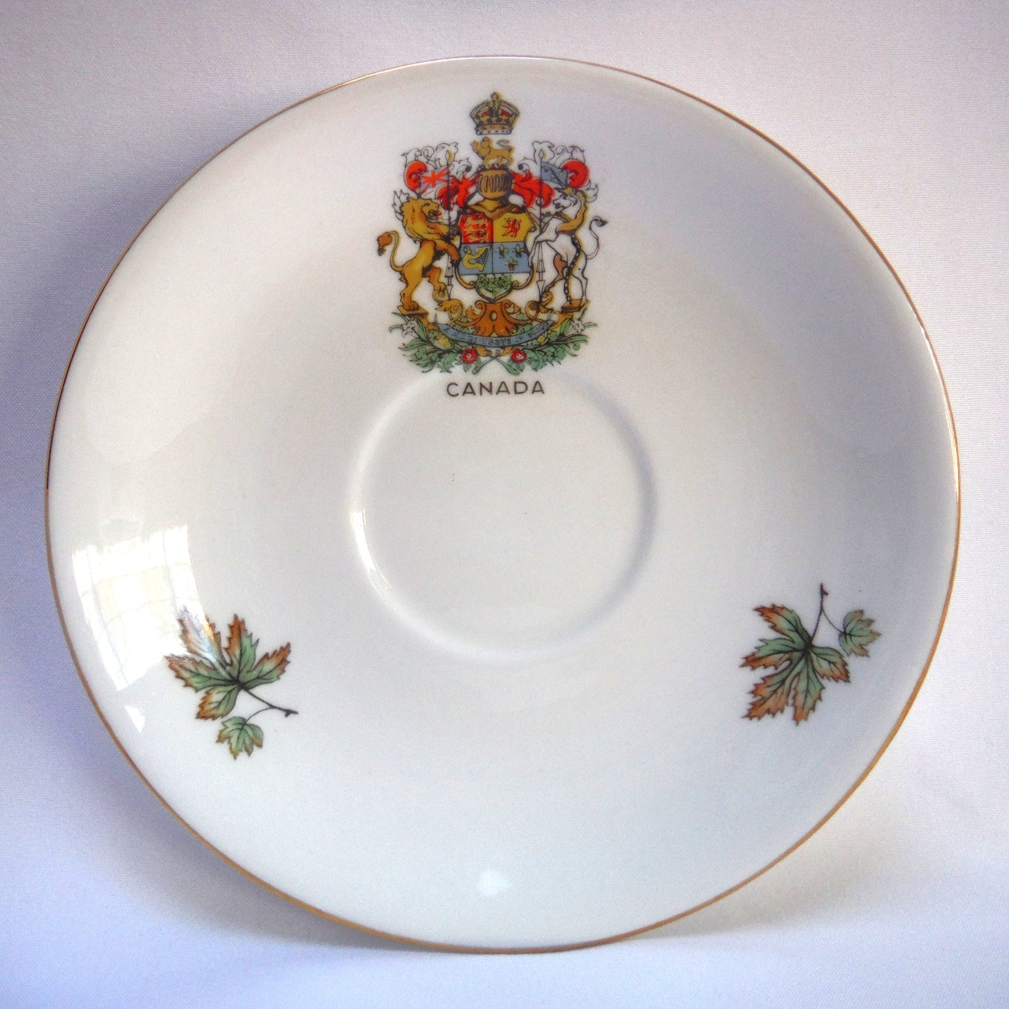 Collectible 1967 Tea Cup & Matching Saucer: CANADA'S CENTENNIAL 1867-1967 by Windsor of England