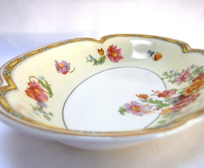 Stunning Yellow 1930 Art Deco Style Butter or Pickle Dish: PAREEK by Johnson Brothers of England