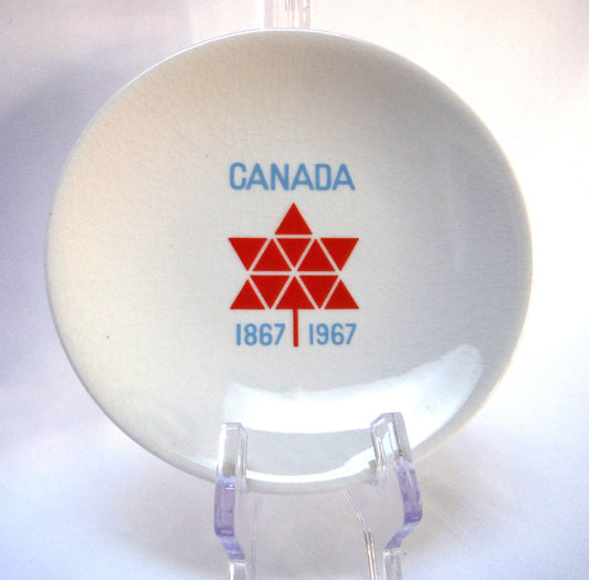 Vintage Canadian 1867-1967 EXPO Trinket Dish: A Centennial Commission by TAMS of England