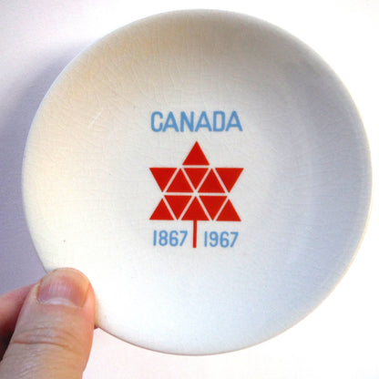 Vintage Canadian 1867-1967 EXPO Trinket Dish: A Centennial Commission by TAMS of England