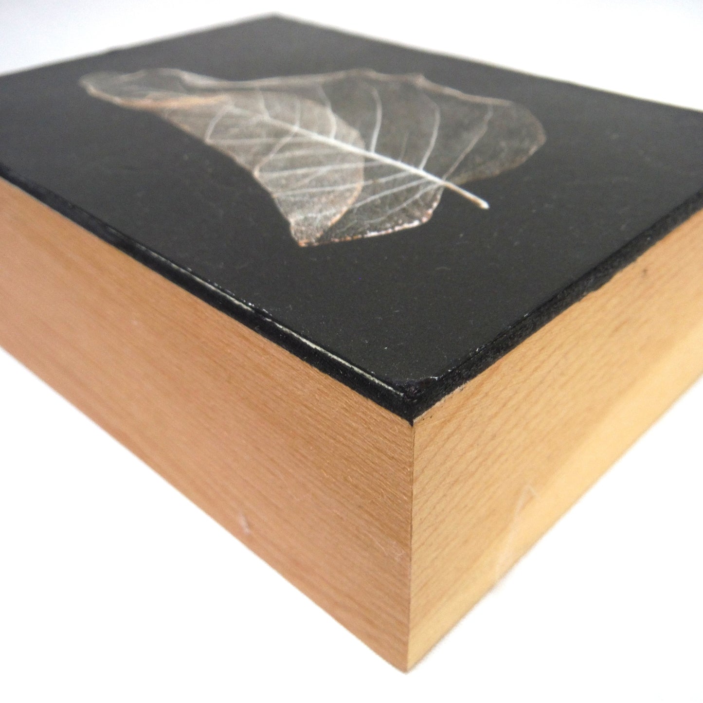 Solid Wood-Box Style ARTWORK, Signed by the Artist Raeanne Schachter: 'SIGNATURE'