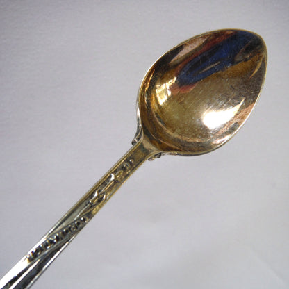 1937 Silver Plate Coronation Souvenir Spoon: King George VI Coronation 12 May 1937