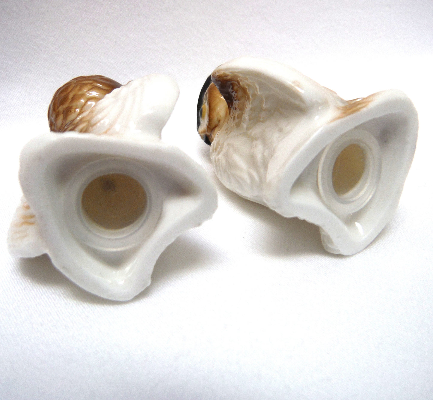 VINTAGE SALT & PEPPER SHAKERS: Miniature Owls Looking Wise!