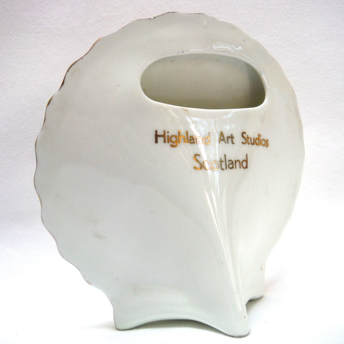 "Loch Lomond" and Portrait of LASSIE Vintage Desk Display Item, by The Highland Art Studios of Scotland