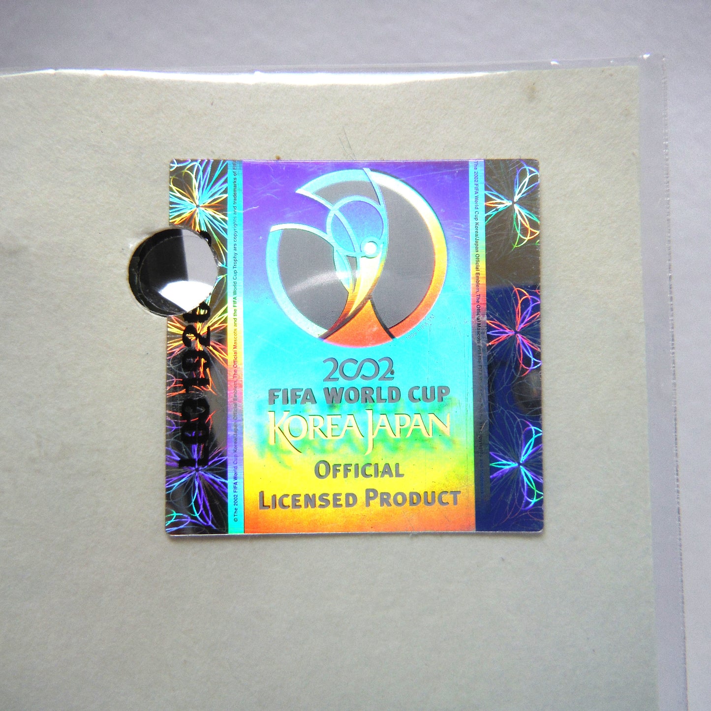 2002 FIFA WORLD CUP KOREA JAPAN AUTHENTIC HOLOGRAM SOUVENIR: "Traditional Women's Socks"