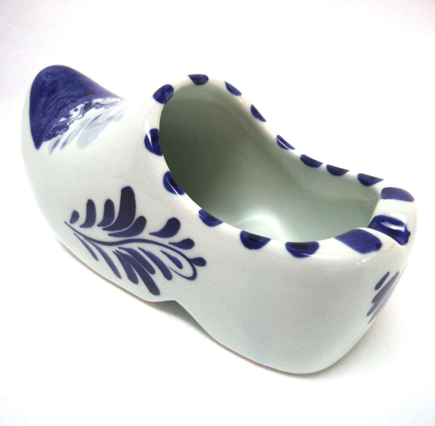 Vintage Hand Painted Delft Blue Ahtray: TRADITIONAL #3 LARGE HOLLAND DUTCH SHOE ASHTRAY (Brand New Condition!)