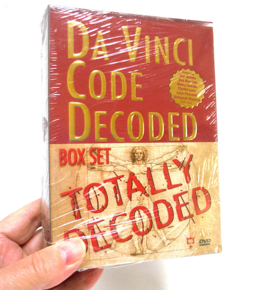 DA VINCI CODE DECODED BOX SET: Totally Decoded Box Set includes 3 DVD's and Book by Marting Lunn BRAND NEW-OLD STOCK