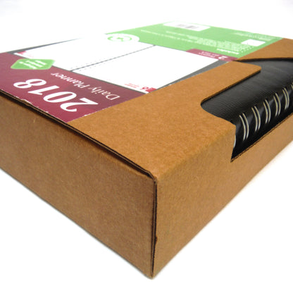 2018 DAILY PLANNER 2-PACK FULL PAGE: The 2018100 Daily Planner By Brownline Company BRAND NEW-OLD STOCK