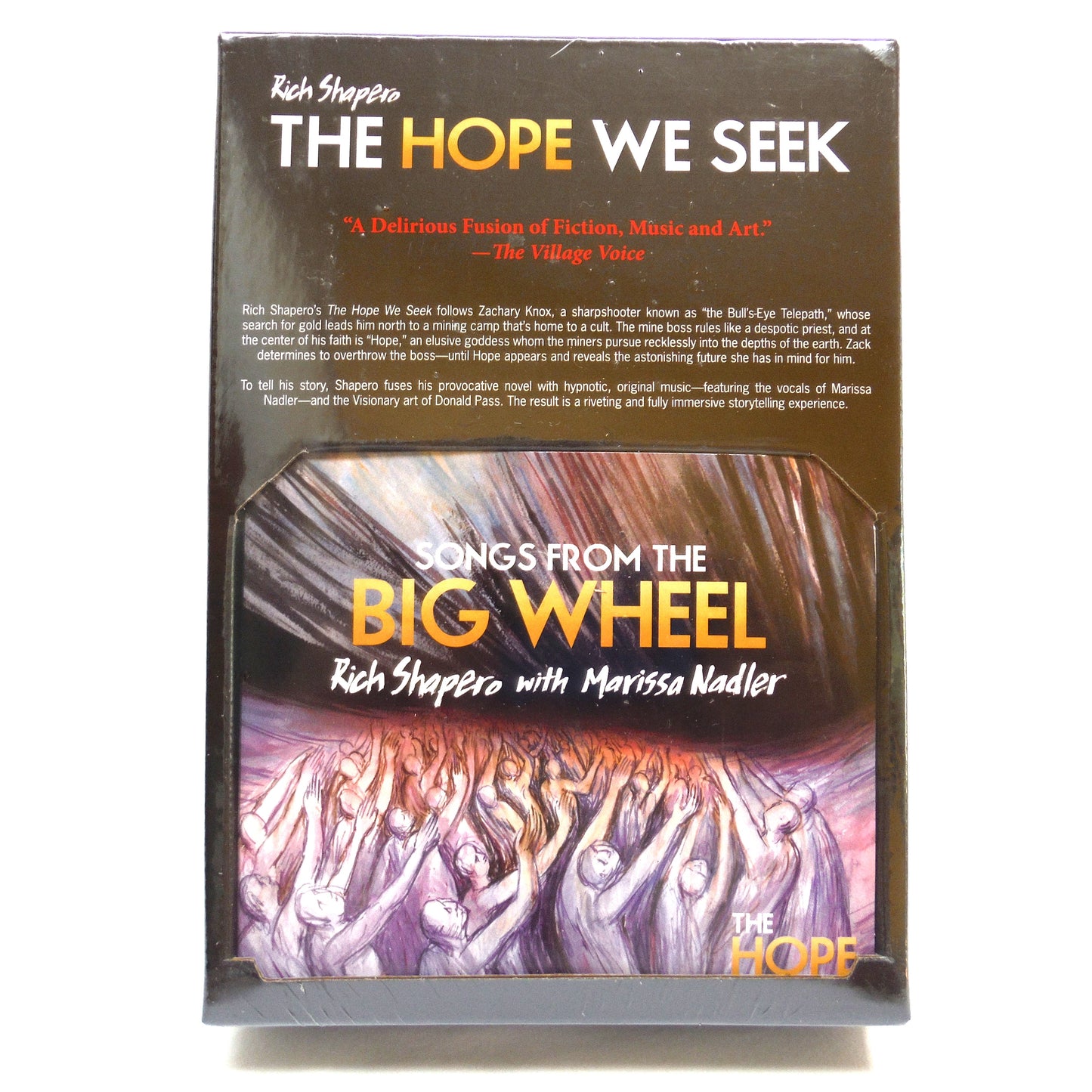 RICH SHAPERO'S "THE HOPE WE SEEK", 2014 Hardcover Book and Music DVD Boxed Set BRAND NEW-OLD STOCK